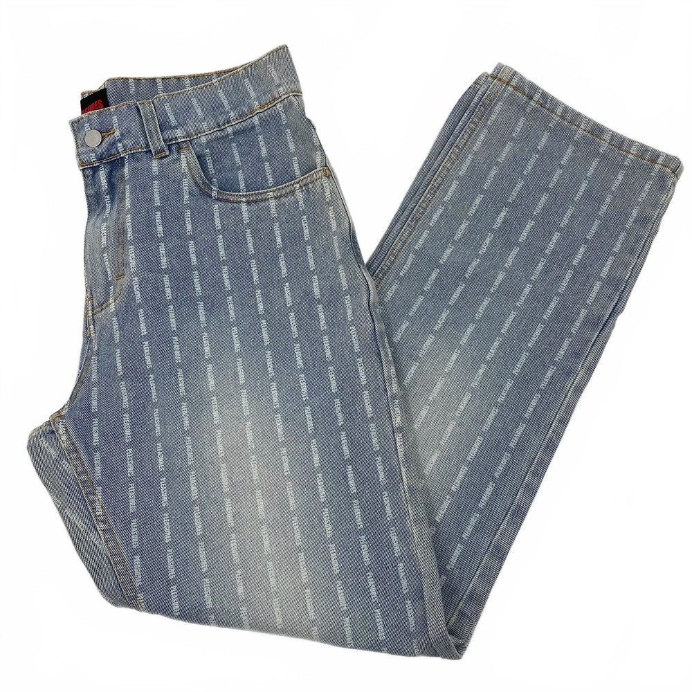 Pleasures Blue Straight Leg Jeans | Women’s Plus 14 Regular Cotton Blend